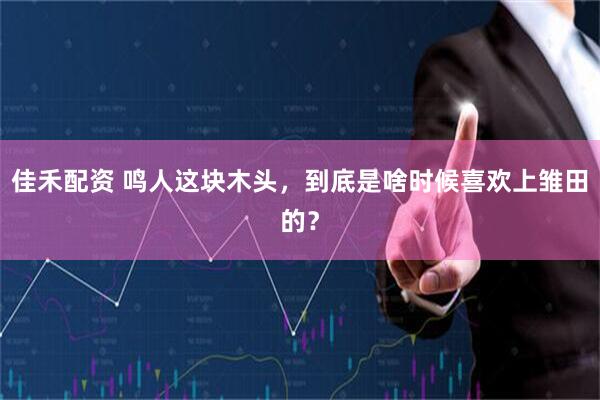 佳禾配资 鸣人这块木头，到底是啥时候喜欢上雏田的？