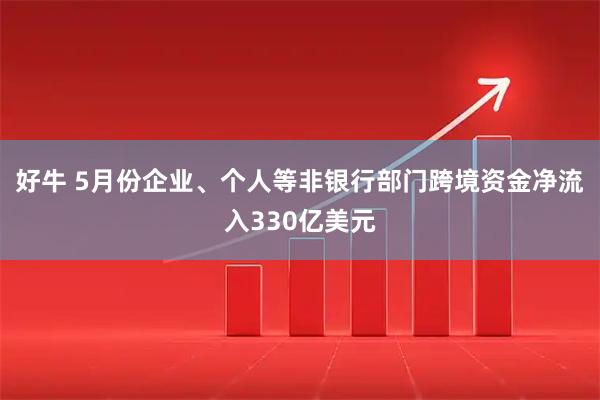好牛 5月份企业、个人等非银行部门跨境资金净流入330亿美元