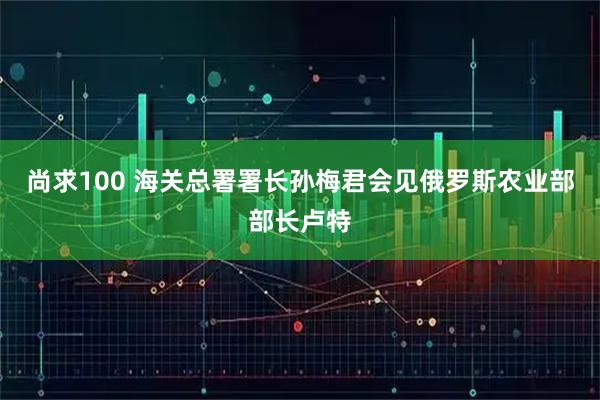 尚求100 海关总署署长孙梅君会见俄罗斯农业部部长卢特