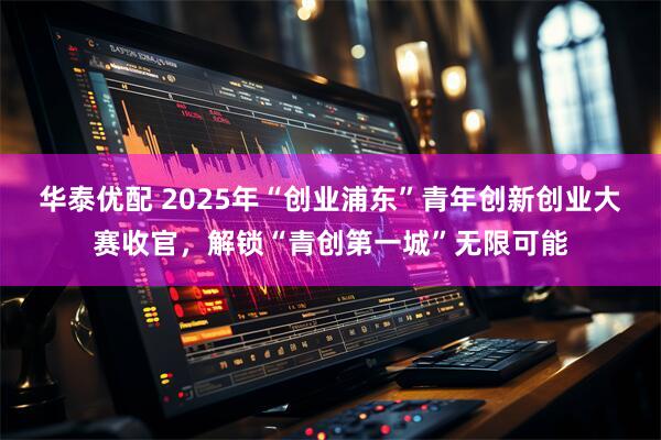 华泰优配 2025年“创业浦东”青年创新创业大赛收官，解锁“青创第一城”无限可能