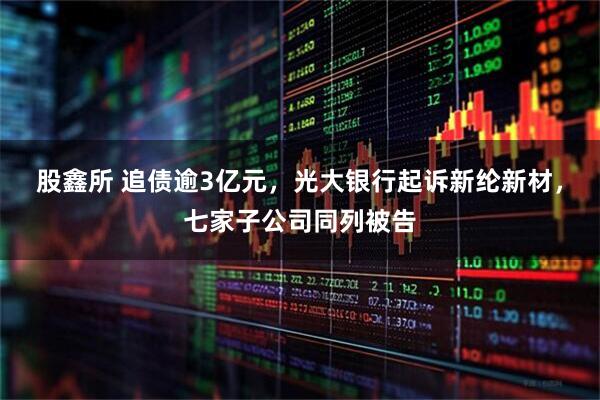 股鑫所 追债逾3亿元,光大银行起诉新纶新材,七家子公司同列被告
